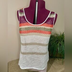 Maurices Colorful Knot Tank Top size XS